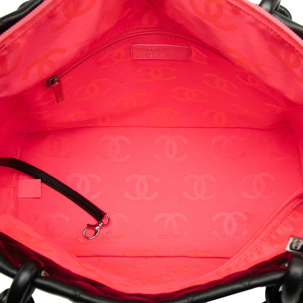 Pre-Loved Chanel Large Quilted Calfskin Cambon Ligne Tote - Picture 4 of 7
